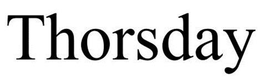 THORSDAY trademark