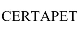 CERTAPET trademark
