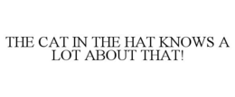 THE CAT IN THE HAT KNOWS A LOT ABOUT THAT! trademark