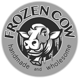 FROZEN COW HANDMADE AND WHOLESOME trademark