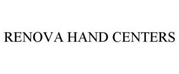 RENOVA HAND CENTERS trademark