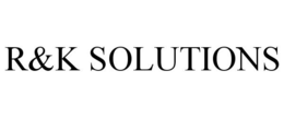 R&K SOLUTIONS trademark