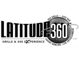 LATITUDE 360 X GRILLE & 360 EXPERIENCE 360 GRILLE AXIS BAR LUXURY BOWLING LIVE ENTERTAINMENT trademark