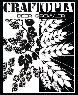 CRAFTOPIA BEER GROWLER trademark