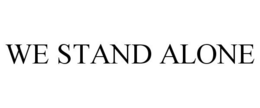 WE STAND ALONE trademark