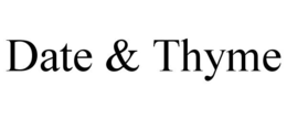 DATE & THYME trademark