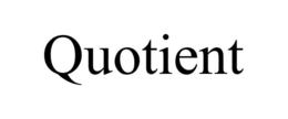 QUOTIENT trademark
