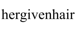 HERGIVENHAIR trademark