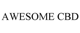 AWESOME CBD trademark