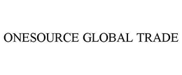 ONESOURCE GLOBAL TRADE trademark