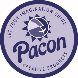 PACON CREATIVE PRODUCTS LET YOUR IMAGINATION SHINE trademark