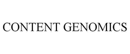 CONTENT GENOMICS trademark