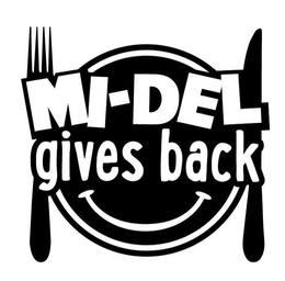 MI-DEL GIVES BACK trademark