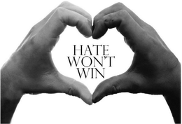 HATE WON'T WIN trademark