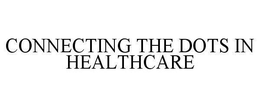 CONNECTING THE DOTS IN HEALTHCARE trademark
