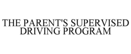 THE PARENT'S SUPERVISED DRIVING PROGRAM trademark