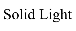 SOLID LIGHT trademark