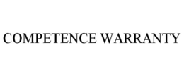 COMPETENCE WARRANTY trademark