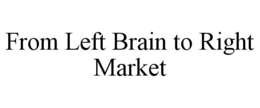 FROM LEFT BRAIN TO RIGHT MARKET trademark