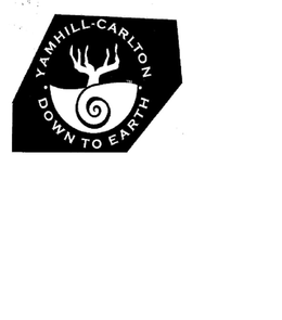YAMHILL-CARLTON DOWN TO EARTH trademark