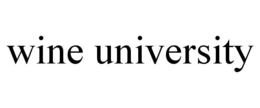 WINE UNIVERSITY trademark