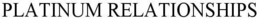 PLATINUM RELATIONSHIPS trademark