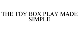 THE TOY BOX PLAY MADE SIMPLE trademark