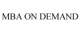 MBA ON DEMAND trademark
