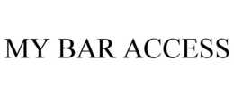 MY BAR ACCESS trademark