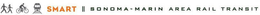 SMART || SONOMA~MARIN AREA RAIL TRANSIT trademark