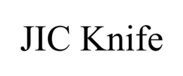 JIC KNIFE trademark
