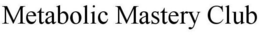 METABOLIC MASTERY CLUB trademark