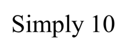 SIMPLY 10 trademark
