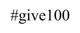 #GIVE100 trademark