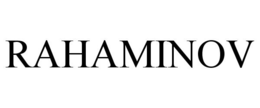 RAHAMINOV trademark