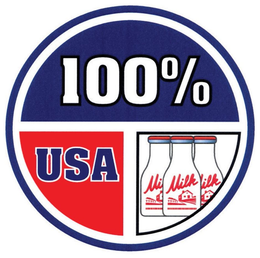 100% USA MILK trademark
