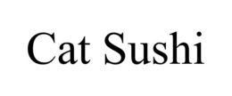 CAT SUSHI trademark