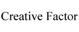 CREATIVE FACTOR trademark