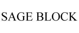 SAGE BLOCK trademark