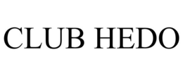CLUB HEDO trademark
