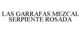 LAS GARRAFAS MEZCAL SERPIENTE ROSADA trademark