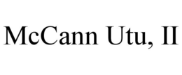 MCCANN UTU, II trademark