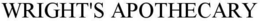 WRIGHT'S APOTHECARY trademark