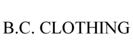 B.C. CLOTHING trademark