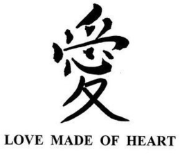 LOVE MADE OF HEART trademark