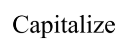 CAPITALIZE trademark