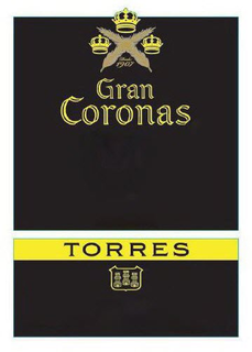 DESDE 1907 GRAN CORONAS TORRES trademark