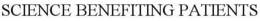 SCIENCE BENEFITING PATIENTS trademark