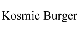 KOSMIC BURGER trademark