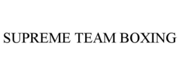 SUPREME TEAM BOXING trademark